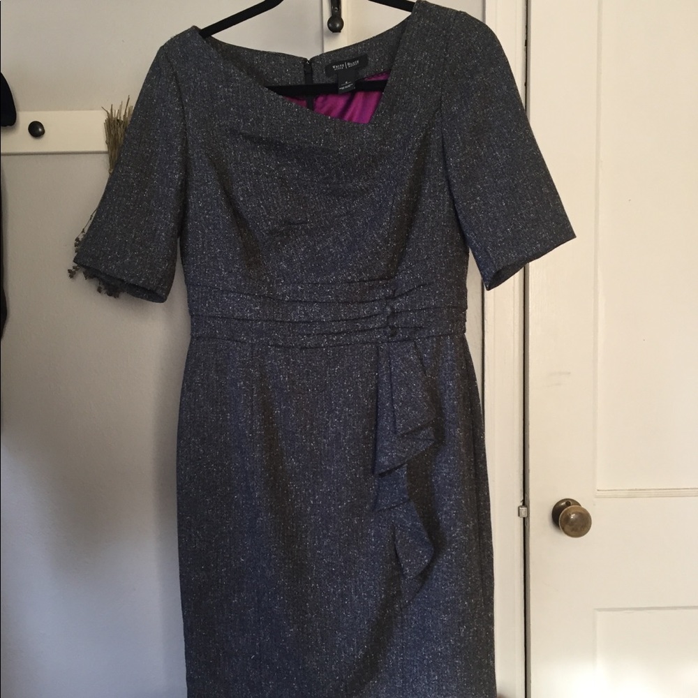 White and Black Business Dress